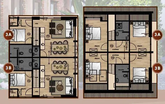 Heide Hoeve Hoekwoning Met Hottub | 6 Personen Semesterbostad